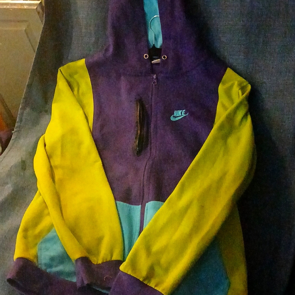 Vibrantly colorful Nike zip jacket